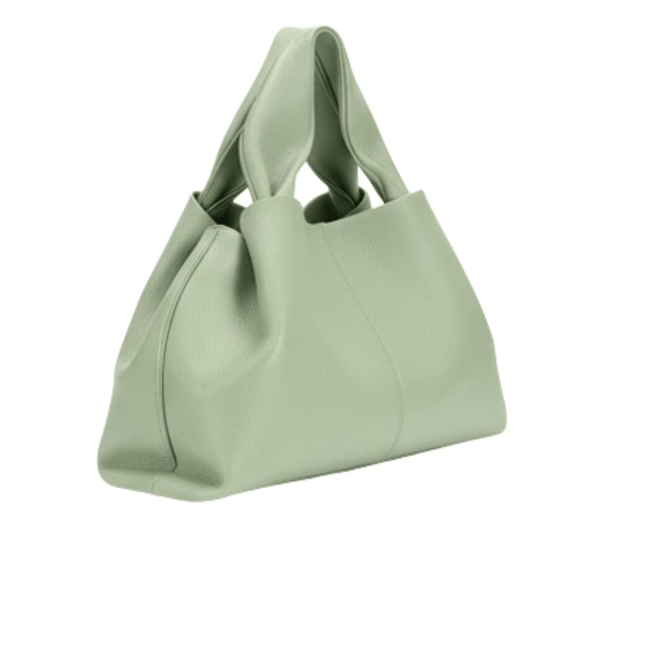 Polène | Numéro Neuf Mini Edition Textured Bag In The Sea Foam Color - Free & Fast UAE Shipping