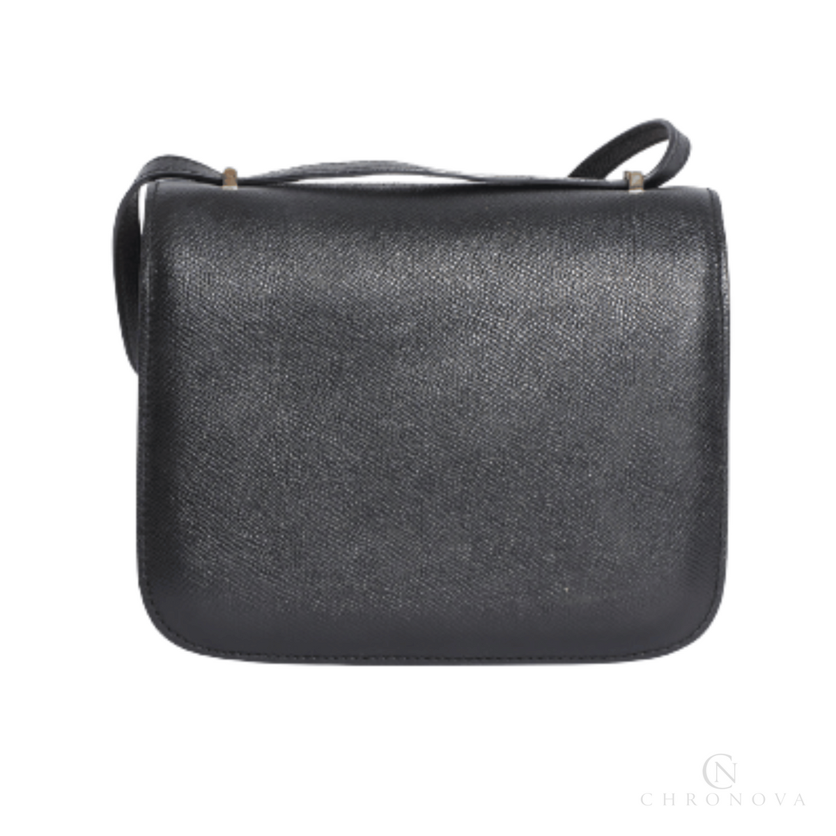Hermès | Constance Mini 18 Shoulder Bag In Black Epsom Leather With A Gold-plated "h" Clasp Closure. - Free & Fast UAE Shipping