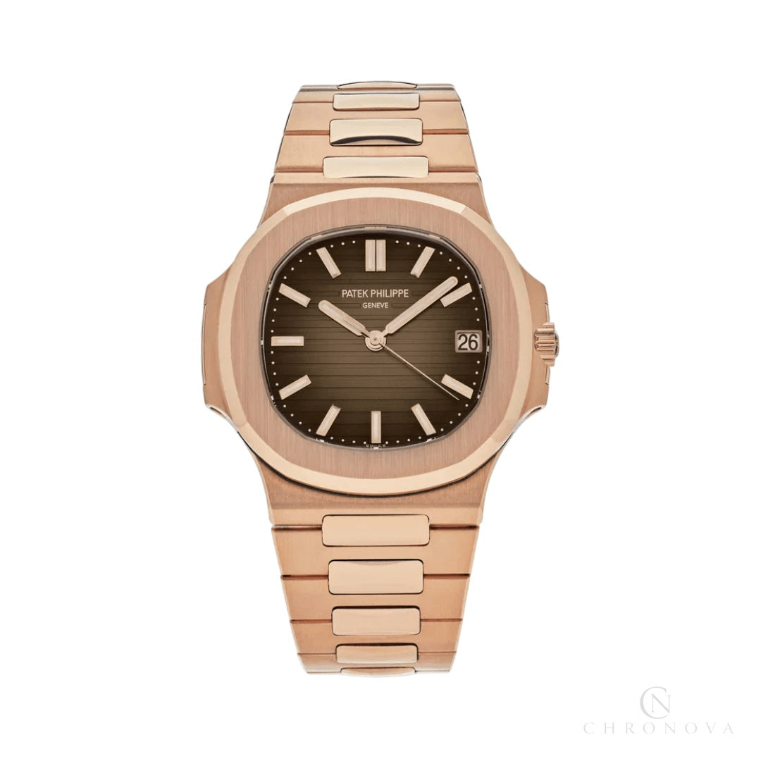 Patek Philippe | Nautilus Rose Gold Brown Dial - Free & Fast UAE Shipping