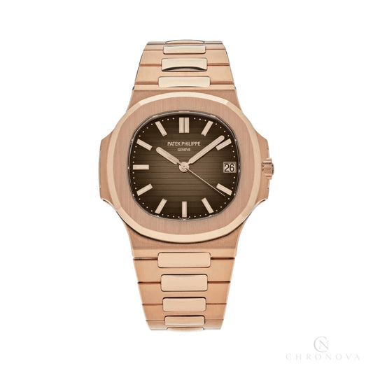 Patek Philippe | Nautilus Rose Gold Brown Dial - Free & Fast UAE Shipping
