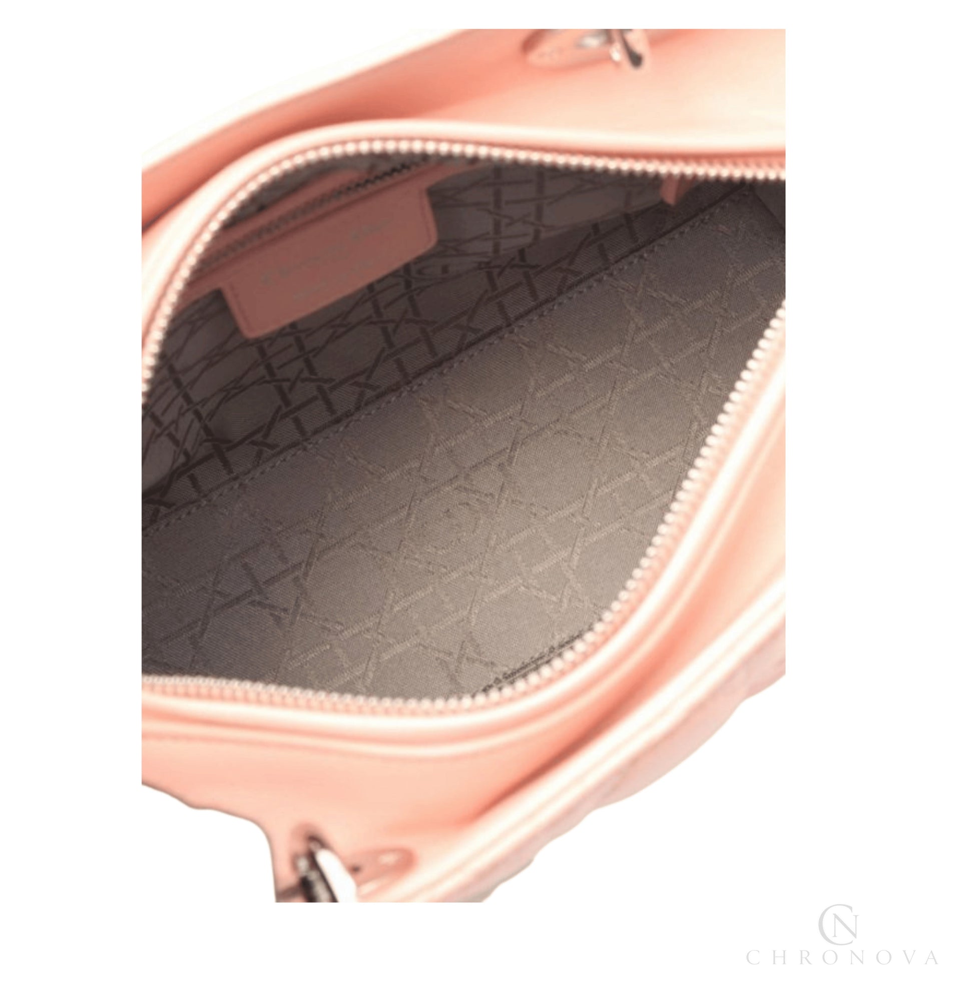 Dior | Lady Dior Handbag In Pink Leather - Free & Fast UAE Shipping