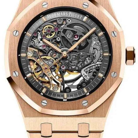 Audemars Piguet Watch | Royal Oak Skeleton Rose Gold