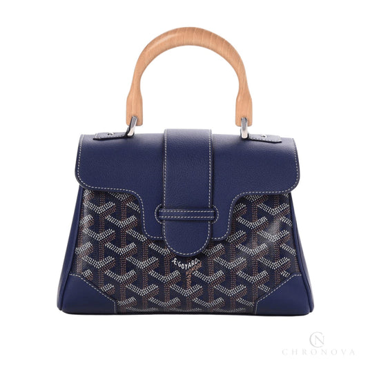 Goyard | Saïgon Souple Mini Bag Navy Blue - Free & Fast UAE Shipping