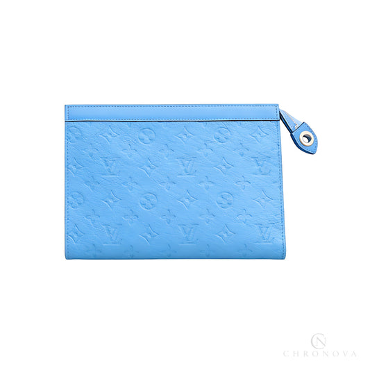 Louis Vuitton Pouch | Louis Vuitton Blue LV Design - View 1