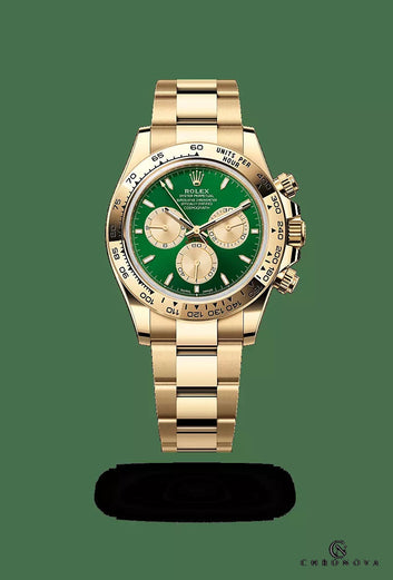 Rolex | Yellow Gold Green Dial - Free & Fast UAE Shipping