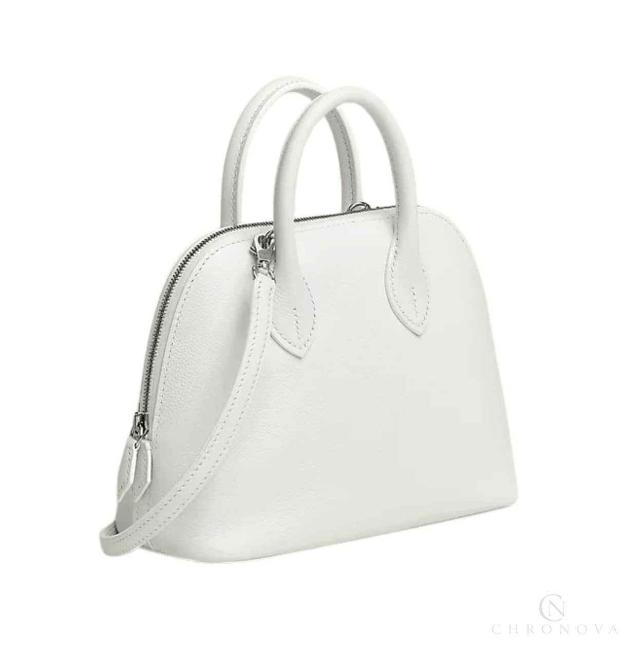 Hermès | Bolide 1923 25 White Evercolor - Free & Fast UAE Shipping