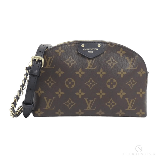 Louis Vuitton | Nano Alma Bag In Monogram Canvas With A Black Leather - Free & Fast UAE Shipping