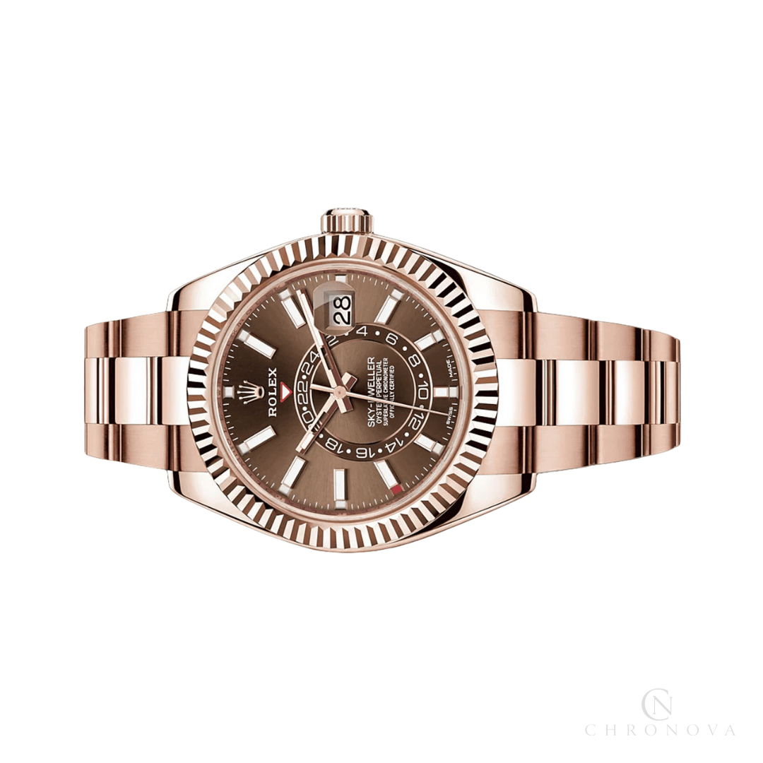 Rolex | Everose Chocolate Index Dial - Free & Fast UAE Shipping