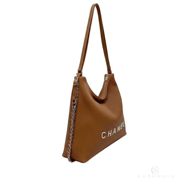Chanel | Hobo Bag Featuring A Textured, Ribbed Design - Free & Fast UAE Shipping