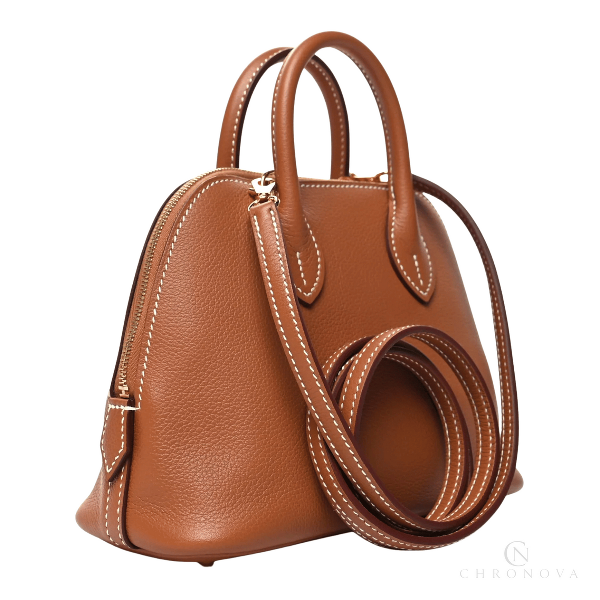 Hermès | Bolide 1923 25 Gold Evercolor - Free & Fast UAE Shipping