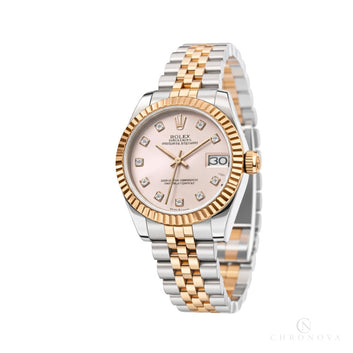 Rolex Datejust Watch – Pink Diamond Dial