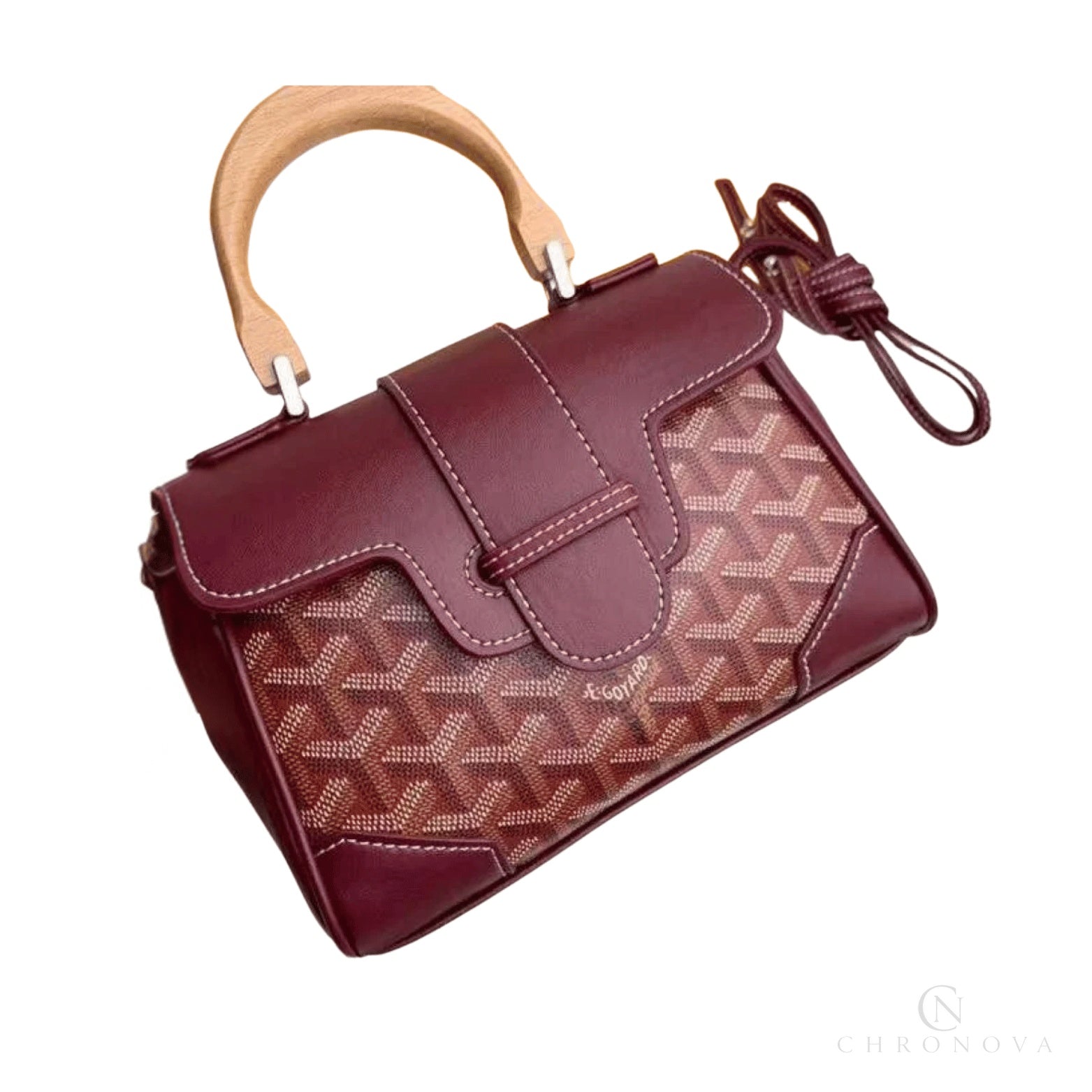 Goyard | Saïgon Souple Mini Bag Burgundy - Free & Fast UAE Shipping