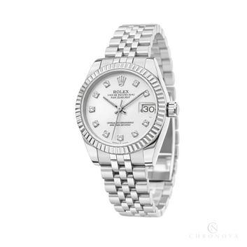 Rolex Datejust Oystersteel Watch – White Dial