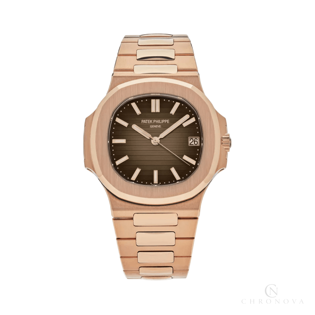 Patek Philippe | Nautilus Rose Gold Brown Dial - Free & Fast UAE Shipping