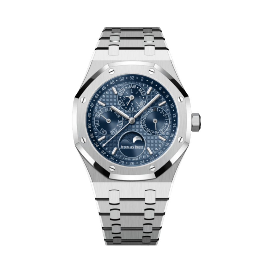 Audemars Piguet Royal Oak Perpetual Calendar Watch – Silver Blue Dial
