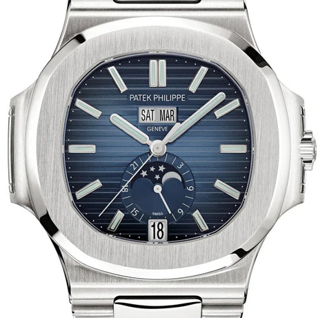 Patek Philippe | Nautilus Annual Calendar, Blue Dial - Free & Fast UAE Shipping