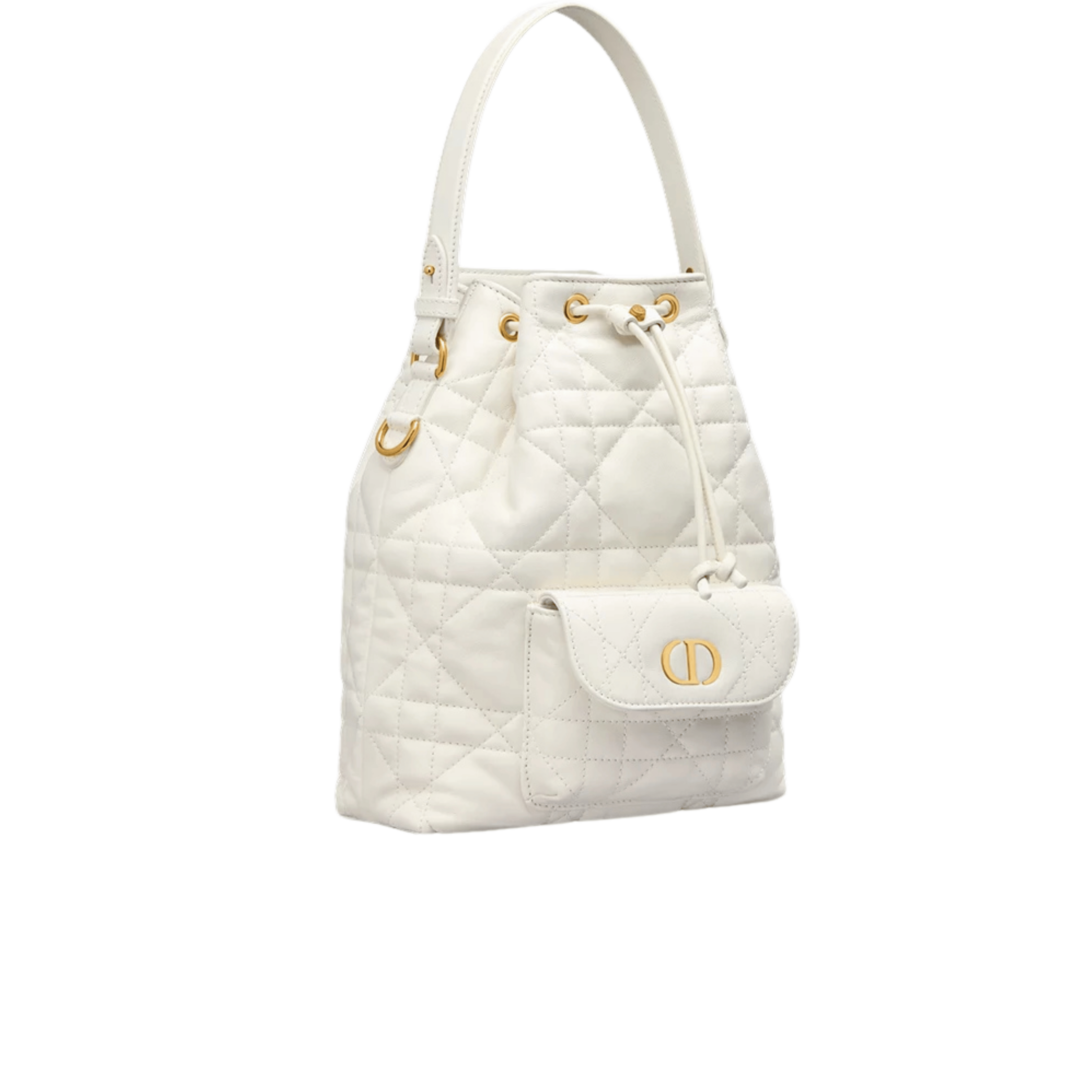 Dior | Caro Mini Bucket Bag With Drawstring - Free & Fast UAE Shipping