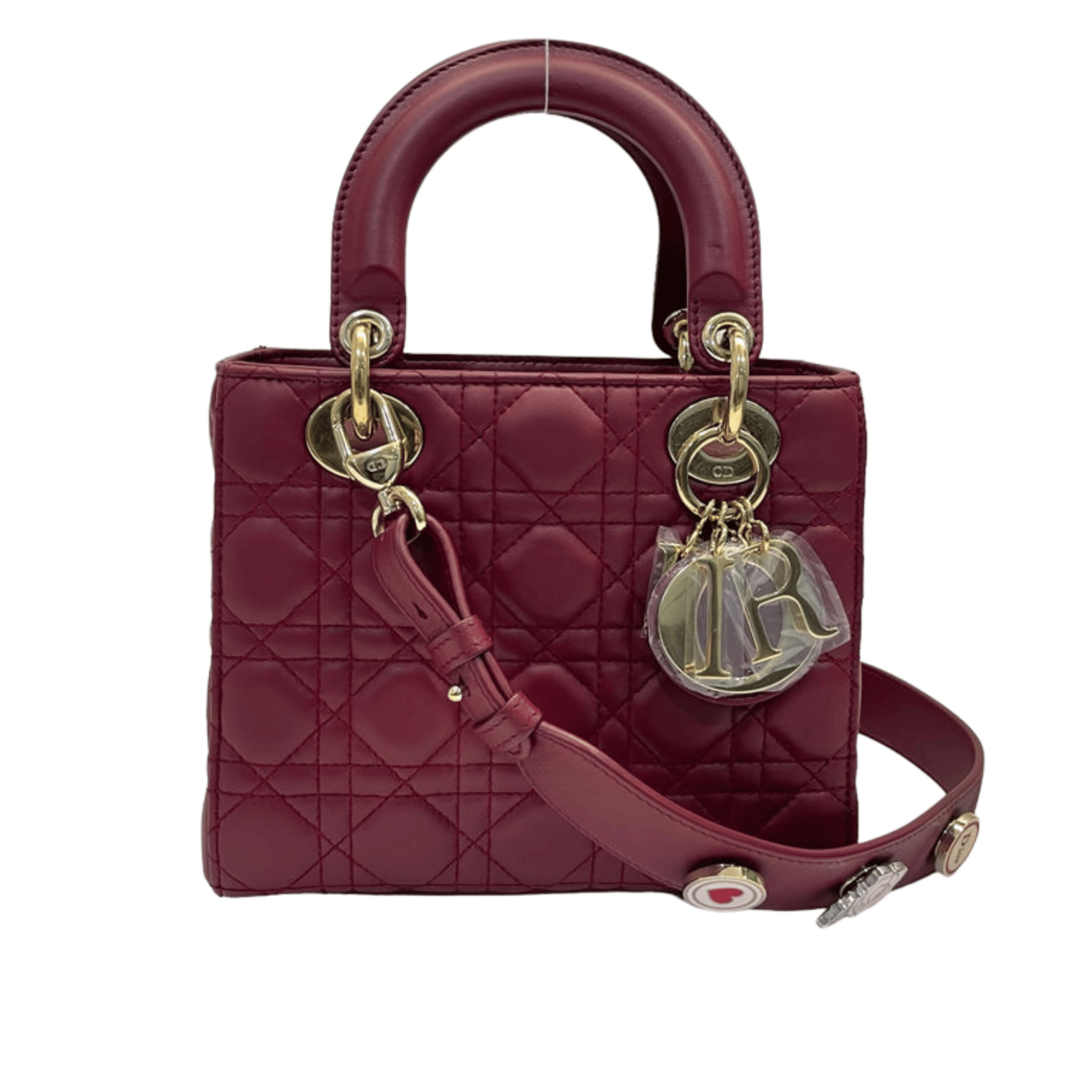 Dior | My Abcdior Bag In Burgundy - Free & Fast UAE Shipping