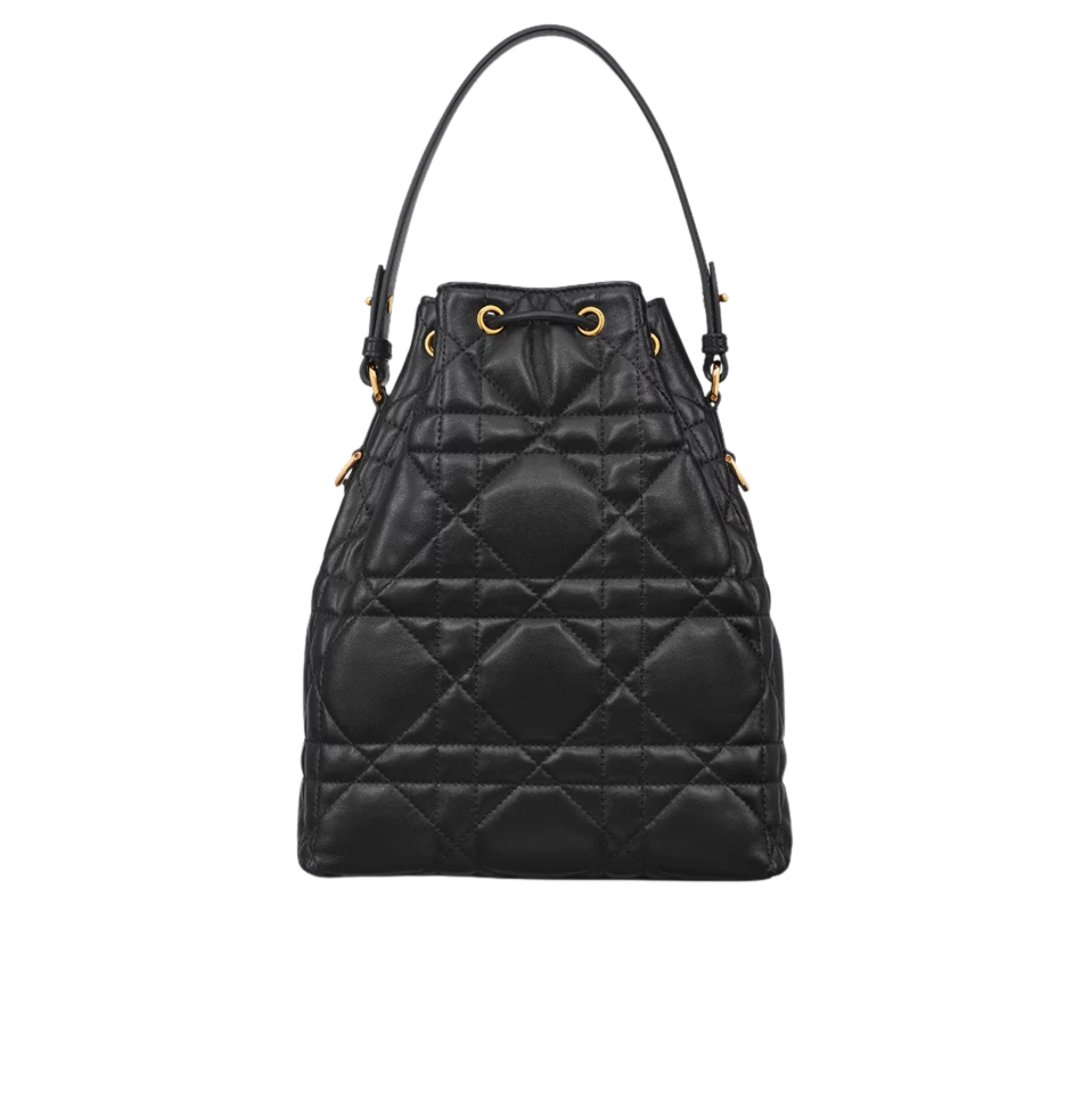Dior | Caro Backpack In Black Macrocannage Lambskin - Free & Fast UAE Shipping