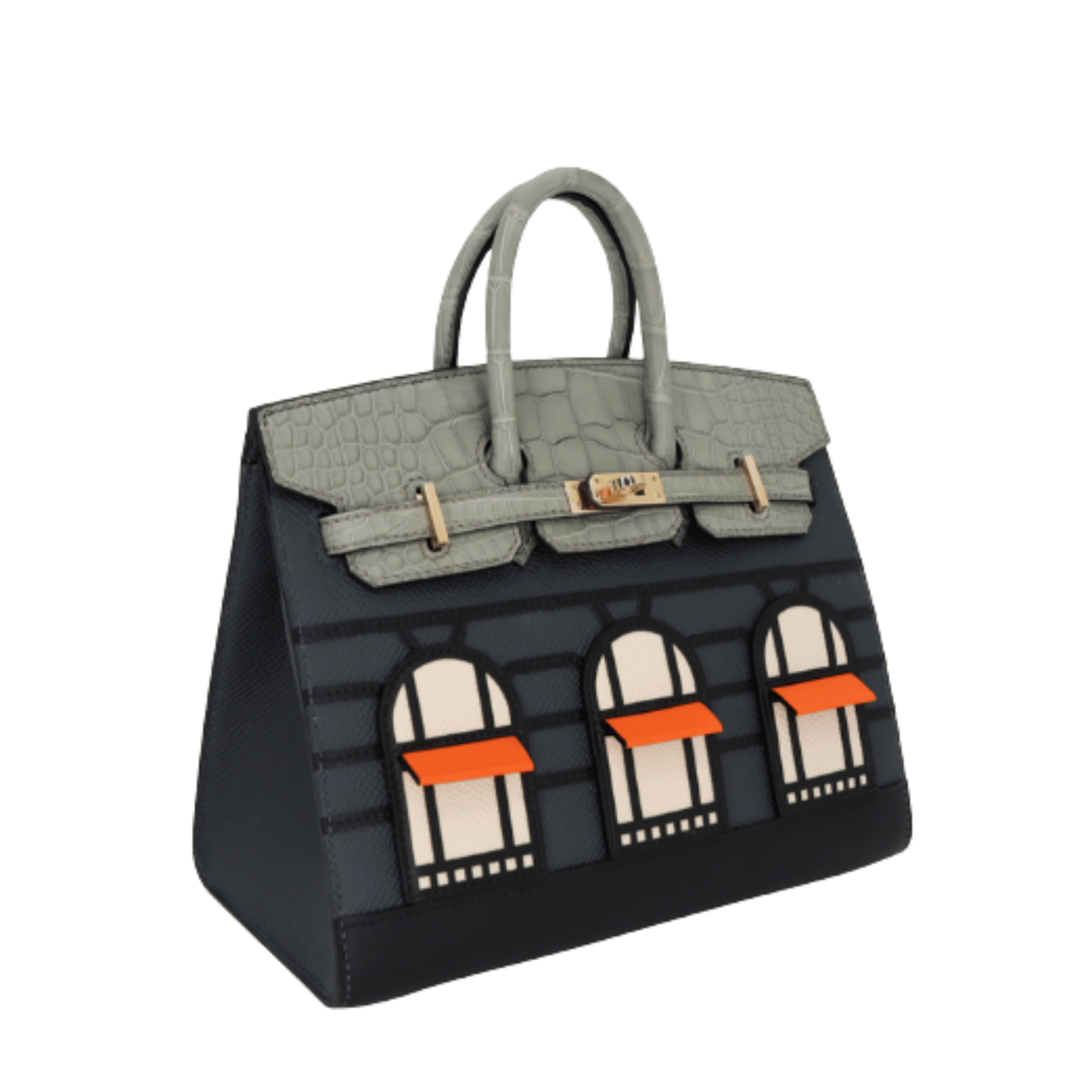 Hermès | Birkin 20 Faubourg Gris Misty Matte Alligator Leathers - Free & Fast UAE Shipping