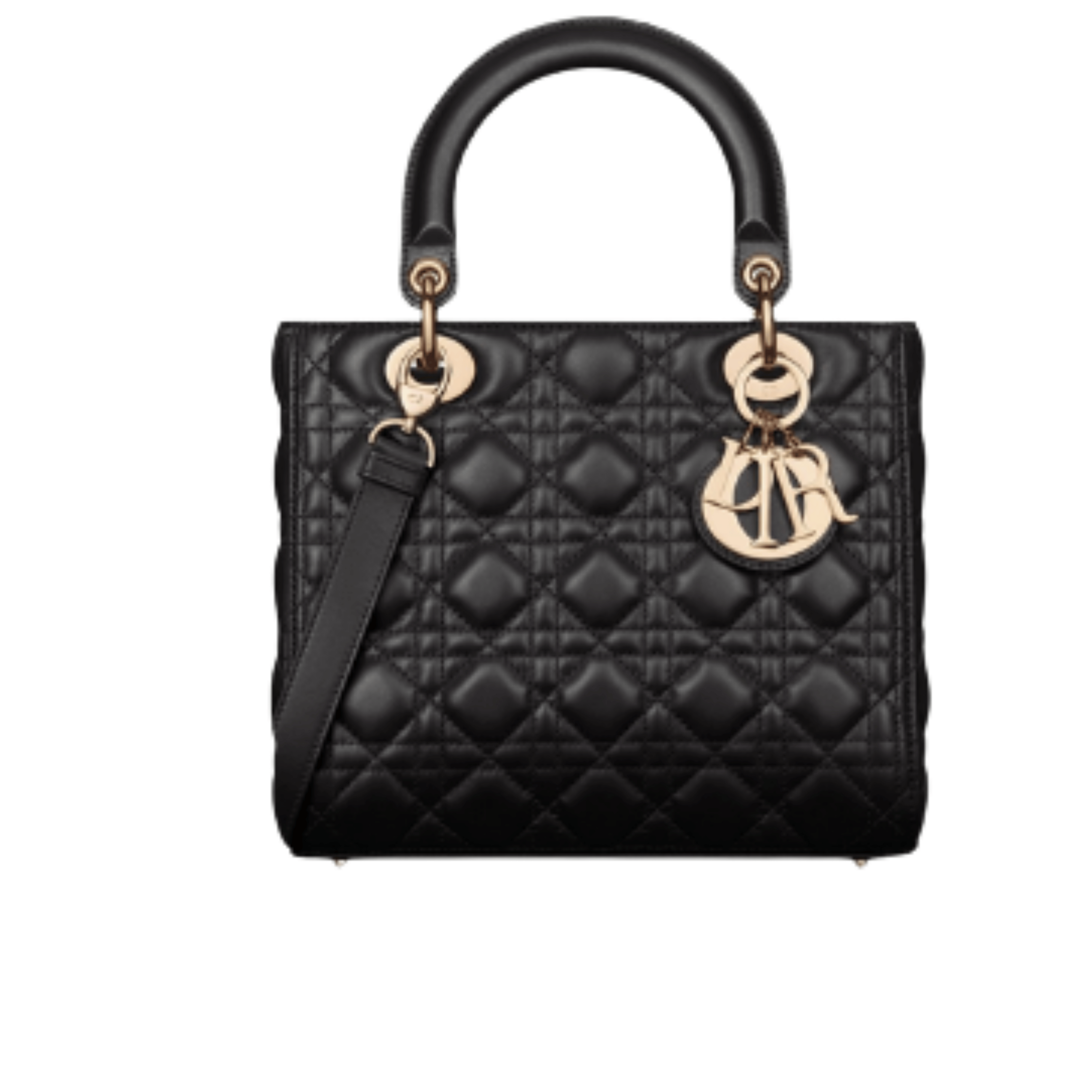 Dior | Lady Dior Bag In Lambskin Leather - Free & Fast UAE Shipping