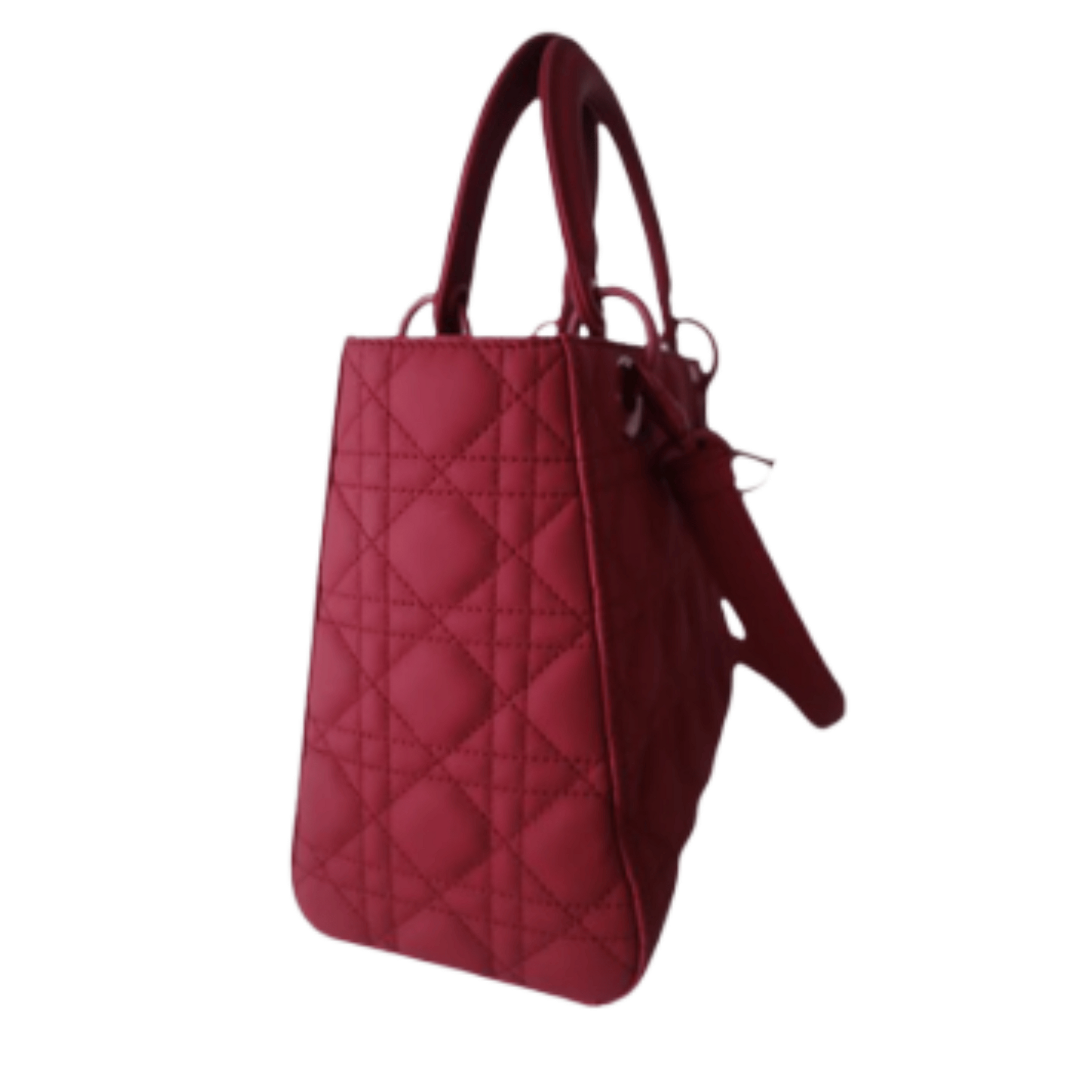 Dior | Handbag In Red Lambskin - Free & Fast UAE Shipping
