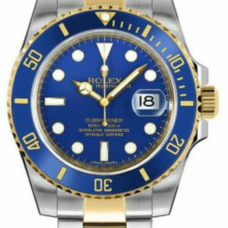 Rolex | Submariner Date Two Tone Blue Dial - Free & Fast UAE Shipping